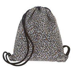 COMIX SACCA COULISSE CON ZIP ALLOVER LEOPARD